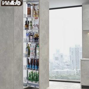 Kitchen Tall Larder Unit - Tall Unit Kitchen Pull-out Basket Soft Stop For 250/300/400/450mm Cabinet