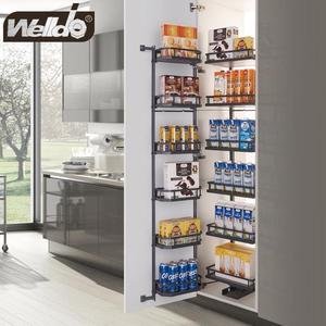 Home Unit Pantry Drawers - Kitchen Cabinet Pantry Unit Larder Unit Basket For 450/600mm Cabinet