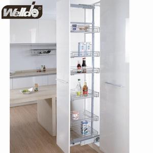 Tall Kitchen Larder Unit - Kitchen Tall Unit Basket With Austria Fulterer Heavy Damping Slider For 300/400/450mm Cabinet