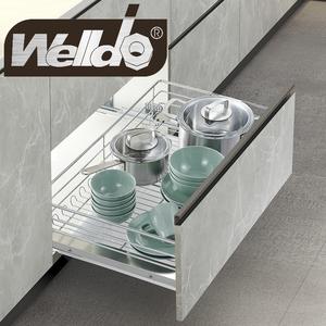 Kitchen Base Cabinet Kitchen Pull-out Basket For 600/700/750/800/900mm Cabinet