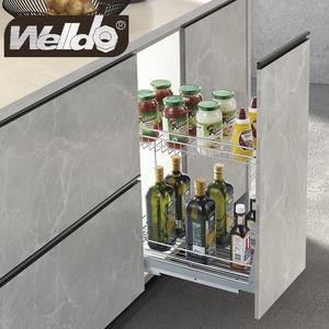 2-Shelf Drawer Basket For 150/200/300/400/450/500mm Cabinet