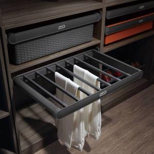 Wardrobe System Pull-Out Pants Rack for 600/700/800/900mm Wardrobe