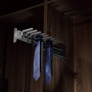 Wardrobe System Side Attached Tie Rack for 250mm Wardrobe 