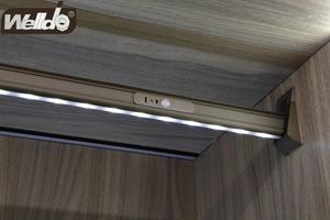 Wardrobe System Lighting Range Clothes Handing Rail Lamp With Human Body Sensor ( Chargable )  For Wardrobe