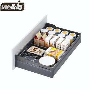 3-Shelf Drawer Basket Organizer for Kitchen Cabinet - Welldo