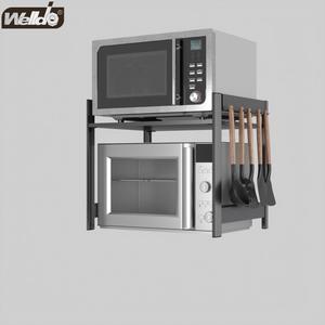 Kitchen Storage System 2 Tier Standing Storage Rack For Kitchen Cabinet Countertop